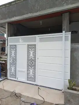 Pintu gerbang dan pagar plat cutting laser