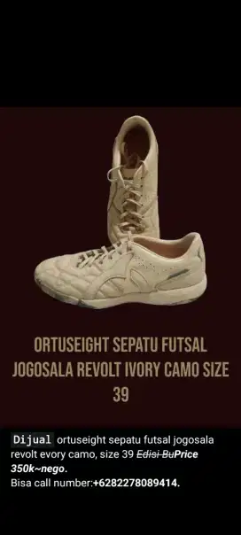 Dijual sepatu futsal