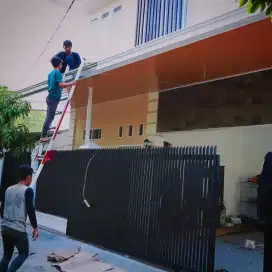 Kanopi minimalis kombinasi pelapon