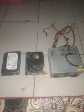Vga 1gb, Hardisk 1tb, dan Power supply Normal semua