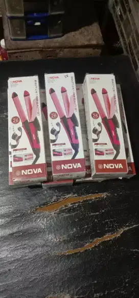 Catok rambut NOVA baru 7 pcs