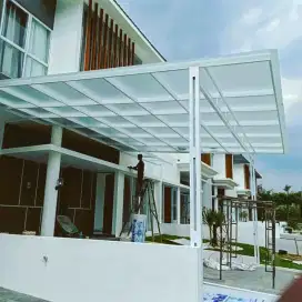 Kanopi Tempahan bahan atap Solartaff