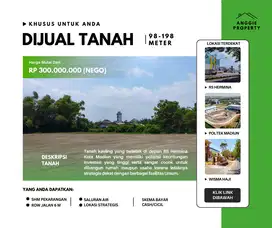 tanah pekarangan unit terbatas madiun