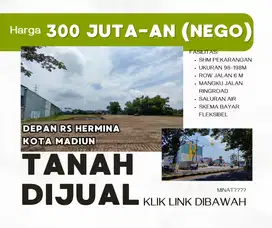 lokasi depan rs hermina tanah sudah pekarangan