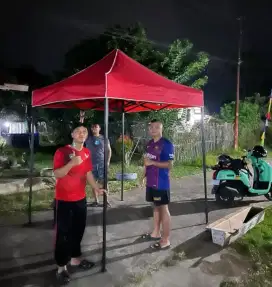 Tenda lipat semua ukuran ready