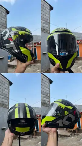 KYT HELM TT COURSE ELEKTRON YELLOW |

TT COURSE FULL FACE