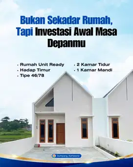 RUMAH HUNIAN READY DI GUMPANG KARTASURA DEKAT KAMPUS UMS SOLOSURAKARTA