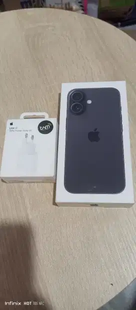 Iphone 16 128gb black New Fresh segel