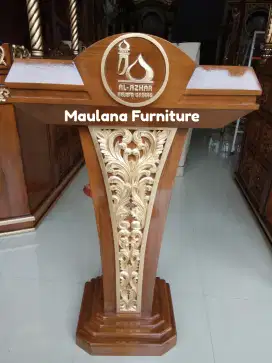 Mimbar masjid podium ready berbagai macam model