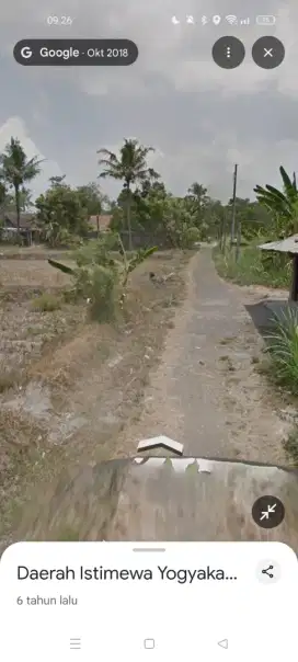 Disewakan murah banget tanah Utara pasar rejondani jl palagan km 10