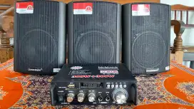 PAKET SPEAKER SOUND CAFE KANTORAN,MESJID, 3 TITIK 5 INCH