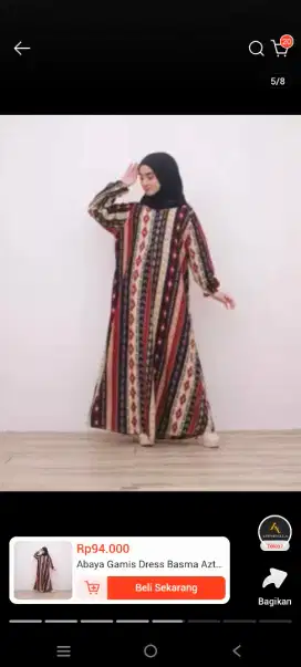 Dress atau Gamis panjang