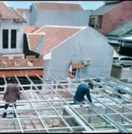 Tukang perbaikan atap bocor dinding dak rembes talang air renovasi DLL