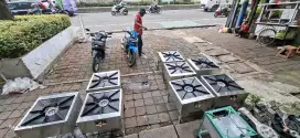 kompor gas stokpot high pressure 60x60x50 bonus selang dan regulator
