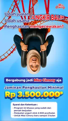 Lowongan Kerja Mitra Sales Miss Cimory (PT. Cisarua Mountain Dairy)