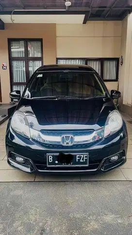 Dijual Honda Mobilio 1.5 E MT ( Manual Transmisi ) 2016 Hitam Metalik