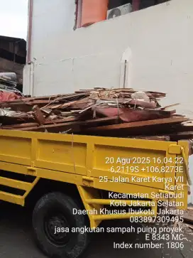 Jasa angkut puing dan buang sampah