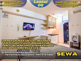 Pindah Sekarang! Studio Furnished Tercantik Tower Baru Di Bassura City