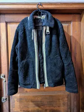 jaket mantel zara sherpa original