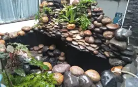 Pemasangan kolam minimalis