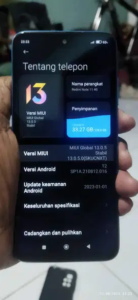 Bismillah jual cepat Hp Redmi Note 11 4G  6/128