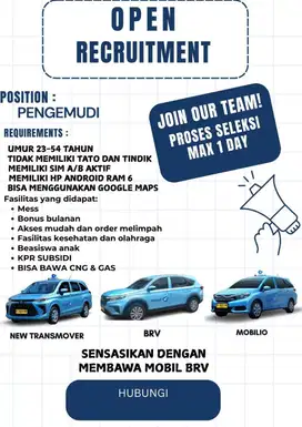 Lowongan Pekerjaan Driver