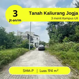 3 menit Selatan Kampus UII, Jual Tanah Jogja Cocok Hunian Kost