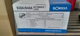 Topcon SOKKIA B40A AutoLevel WaterPass Baru + Rambu Ukur 5M + Tripod