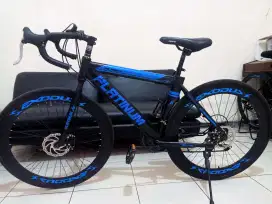 Roadbike platinum eksodus 26' part ORI normal siap pake