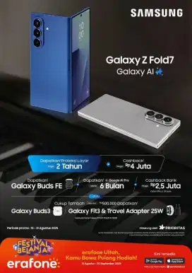 SAMSUNG GALAXY ZFOLD7 & ZFLIP7