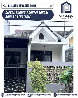 RUMAH MINIMALIS SIAP HUNI!! LOKASI STRATEGIS KENCANA LOKA BSD.  GLB139