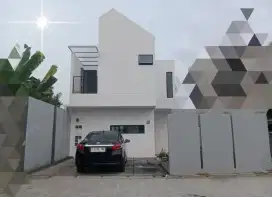 Rumah 2 lantai type LB.60/LT.105 samping Indomaret Cantilan Kelapa Dua