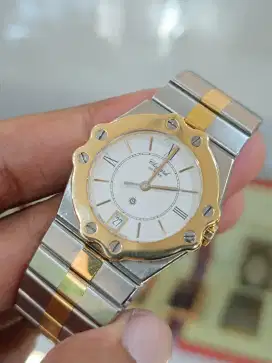 Chopard st moritz stell and gold