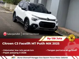 [ LOW KM 4RB ] Citroen C3 C 3 Facelift MT Manual Putih 2025/2024