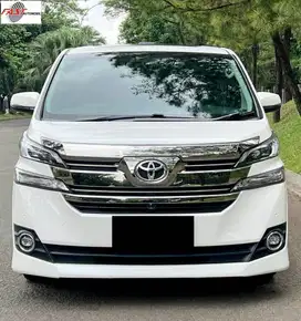 TOYOTA VELLFIRE G 2015 ATPM 2.5 SUNROOF SERVICE RECORD PILOT SEAT#F4ST