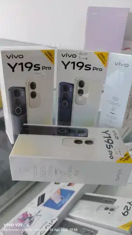 VIVO Y19S PRO 4+4/128gb baru segel box spesial promo