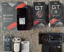 Infinix gt 30 pro 8/256gb dark flare fullset like new garmsi pnjg