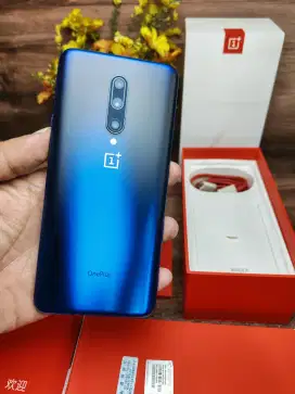 Oneplus 7 pro blue 8/256 gb mulus fullset original bergaransi