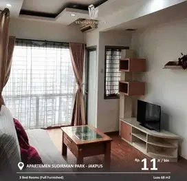 Disewakan Apartement Sudirman Park 3BR Full Furnished Tower B