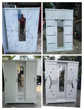 Lemari sleding pintu 3 laci 2