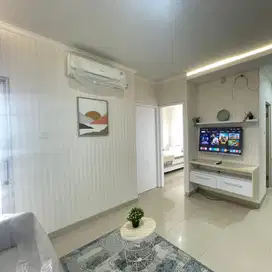 Dijual 2 Kamar Apartemen Gading Mediterania Furnish Baru SHM