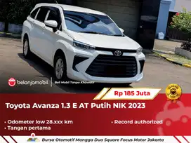[ LOW KM ] Toyota Avanza 1.3 E AT Putih 2023/2024