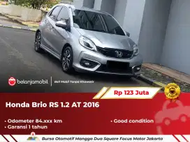 [ GARANSI 1TH ] Honda Brio RS 1.2 AT Silver 2016/2017