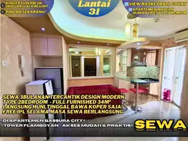 Miliki Hidup Modern! Sewa 2BR Full Furnished DesignCantik Bassura City