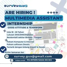 Personal Assistant (Multimedia & Management) (Wanita - Internship)