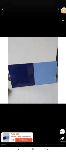 Jual cepat keramik roman kondisi baru