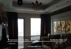Disewakan Apartemen Sudirman Park Middle Floor 3BR Full Furnished