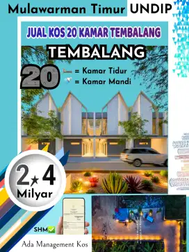JUAL KOS UNDIP TEMBALANG 20KT 2,4MILYAR