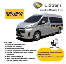 LOWONGAN PENGEMUDI SHUTTLE