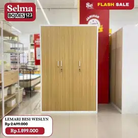 Lemari besi 3 pintu promo murah selma